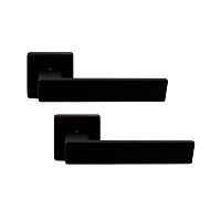 Ручки на розеті FIMET Kubo 1317 (211B) NM матовий чорний